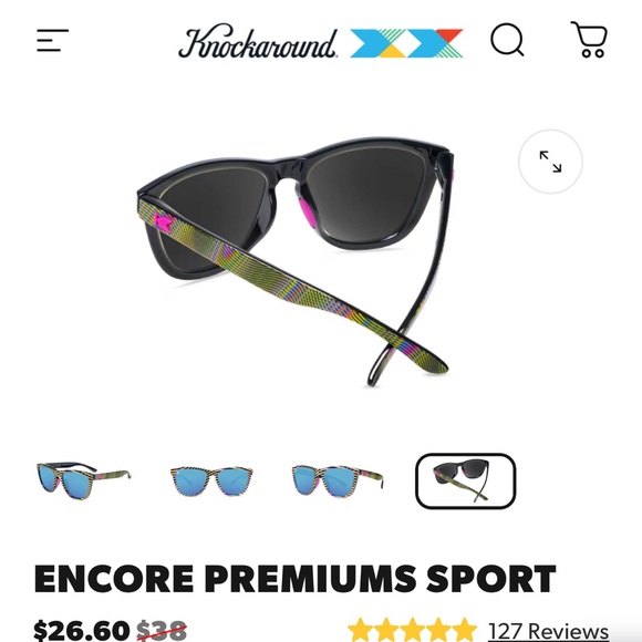 Knockaround Encore Premiums Sport Polarized Sunglasses - Picture 3 of 6